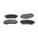 Bromsbeläggssats, skivbroms KBP-2046 Kavo parts, miniatyr 2