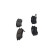 Bromsbeläggssats, skivbroms KBP-3009 Kavo parts, miniatyr 5
