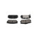 Bromsbeläggssats, skivbroms KBP-3017 Kavo parts, miniatyr 4