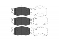 Bromsbeläggssats, skivbroms KBP-3022 Kavo parts