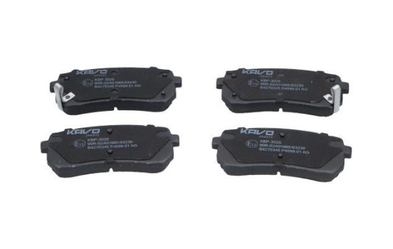 Bromsbeläggssats, skivbroms KBP-3026 Kavo parts, bild 2