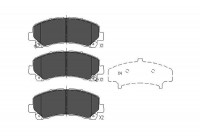 Bromsbeläggssats, skivbroms KBP-3515 Kavo parts