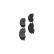 Bromsbeläggssats, skivbroms KBP-4003 Kavo parts, miniatyr 4