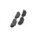 Bromsbeläggssats, skivbroms KBP-4010 Kavo parts, miniatyr 3