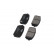 Bromsbeläggssats, skivbroms KBP-4019 Kavo parts, miniatyr 3