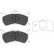 Bromsbeläggssats, skivbroms KBP-4516 Kavo parts