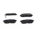 Bromsbeläggssats, skivbroms KBP-4555 Kavo parts, miniatyr 2