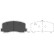 Bromsbeläggssats, skivbroms KBP-5522 Kavo parts