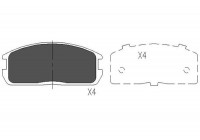 Bromsbeläggssats, skivbroms KBP-5524 Kavo parts