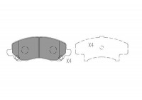 Bromsbeläggssats, skivbroms KBP-5560 Kavo parts