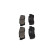 Bromsbeläggssats, skivbroms KBP-6522 Kavo parts, miniatyr 5