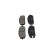 Bromsbeläggssats, skivbroms KBP-6540 Kavo parts, miniatyr 5