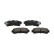 Bromsbeläggssats, skivbroms KBP-6550 Kavo parts, miniatyr 2
