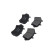 Bromsbeläggssats, skivbroms KBP-6563 Kavo parts, miniatyr 3