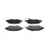 Bromsbeläggssats, skivbroms KBP-6586 Kavo parts, miniatyr 4