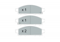 Bromsbeläggssats, skivbroms KBP-6599 Kavo parts