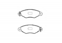 Bromsbeläggssats, skivbroms KBP-6608 Kavo parts