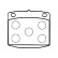 Bromsbeläggssats, skivbroms KBP-6609 Kavo parts, miniatyr 2