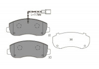 Bromsbeläggssats, skivbroms KBP-6616 Kavo parts