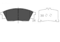 Bromsbeläggssats, skivbroms KBP-8009 Kavo parts