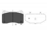 Bromsbeläggssats, skivbroms KBP-8021 Kavo parts