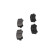 Bromsbeläggssats, skivbroms KBP-8509 Kavo parts, miniatyr 5