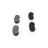 Bromsbeläggssats, skivbroms KBP-8512 Kavo parts, miniatyr 5