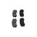 Bromsbeläggssats, skivbroms KBP-8516 Kavo parts, miniatyr 5