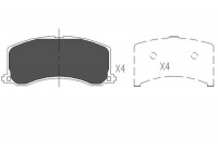 Bromsbeläggssats, skivbroms KBP-8517 Kavo parts