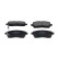 Bromsbeläggssats, skivbroms KBP-8534 Kavo parts