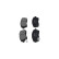 Bromsbeläggssats, skivbroms KBP-8534 Kavo parts, miniatyr 4