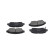 Bromsbeläggssats, skivbroms KBP-9005 Kavo parts, miniatyr 4