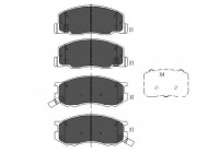 Bromsbeläggssats, skivbroms KBP-9050 Kavo parts
