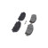 Bromsbeläggssats, skivbroms KBP-9110 Kavo parts, miniatyr 3