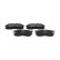 Bromsbeläggssats, skivbroms KBP-9132 Kavo parts, miniatyr 2