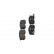 Bromsbeläggssats, skivbroms KBP-9132 Kavo parts, miniatyr 5