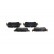 Bromsbeläggssats, skivbroms KBP-9154 Kavo parts, miniatyr 3