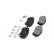 Bromsbeläggssats, skivbroms KBP-9159 Kavo parts, miniatyr 2