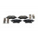 Bromsbeläggssats, skivbroms KBP-9160 Kavo parts