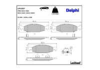 Bromsbeläggssats, skivbroms LP1557 Delphi