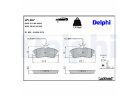 Bromsbeläggssats, skivbroms LP1607 Delphi