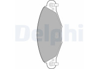 Bromsbeläggssats, skivbroms LP1655 Delphi