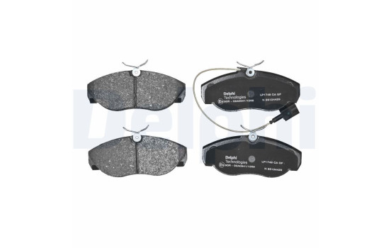 Bromsbeläggssats, skivbroms LP1748 Delphi, bild 2