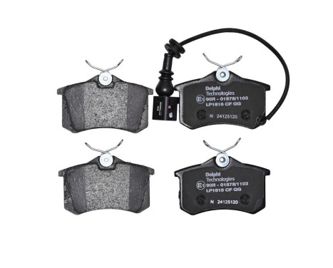 Bromsbeläggssats, skivbroms LP1815 Delphi, bild 3