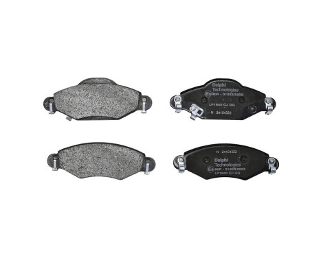 Bromsbeläggssats, skivbroms LP1840 Delphi, bild 3