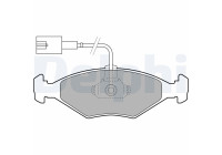 Bromsbeläggssats, skivbroms LP1855 Delphi