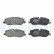 Bromsbeläggssats, skivbroms LP1935 Delphi, miniatyr 2