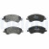 Bromsbeläggssats, skivbroms LP1953 Delphi, miniatyr 3