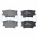 Bromsbeläggssats, skivbroms LP2004 Delphi, miniatyr 3