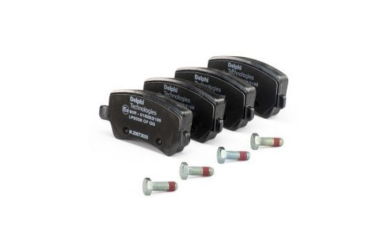 Bromsbeläggssats, skivbroms LP2008 Delphi, bild 3